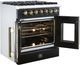FORNO® Galiano Alta Qualita 30" Black Pro Style Dual Fuel Range -4
