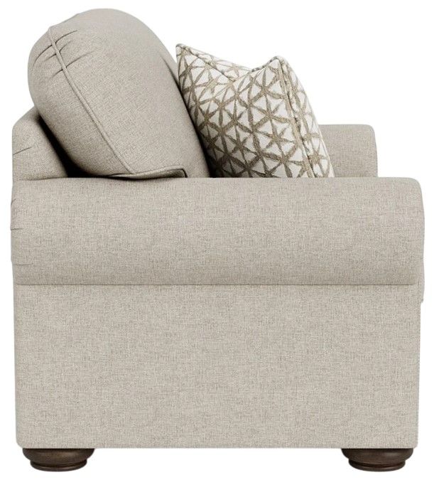 Flexsteel® Preston Silver Driftwood Chair and a Half-2