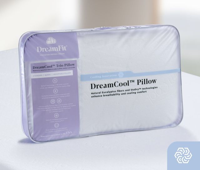DreamFit® DreamCool™ Trio Adjustable Standard/Queen Pillow-4
