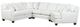 The Mix Customizable Kennedy 4-Piece U-Shaped Sectional-0