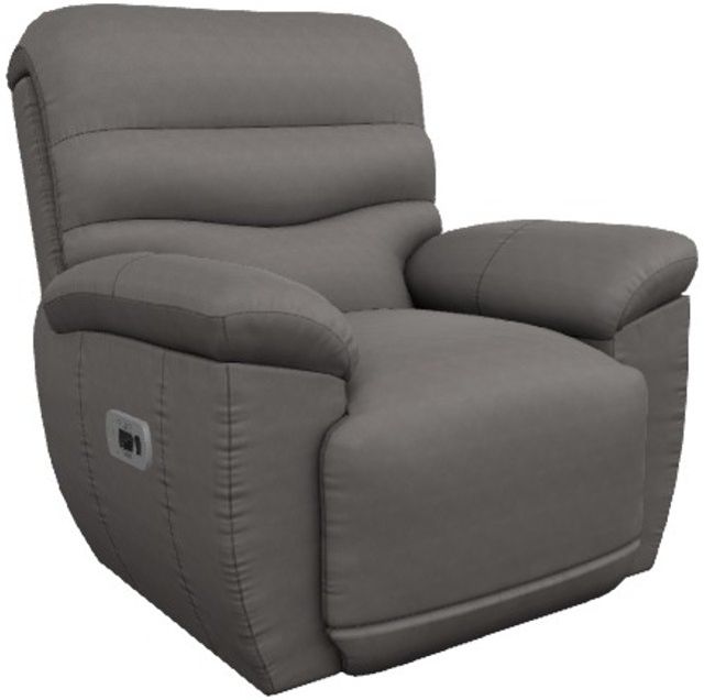 La-Z-Boy® Joshua Gray Leather Power Wall Recliner with Headrest and Lumbar-0