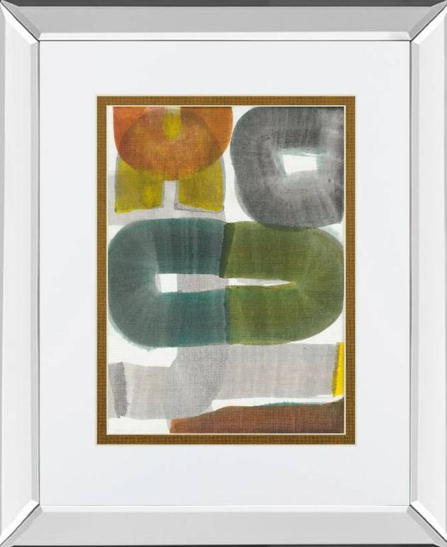 Classy Art Geode Abstraction I by Jodi Fuchs Mirrored Frame Wall Art-0