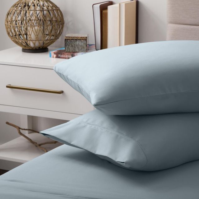 Malouf® Woven™ 2-Piece Rain Rayon From Bamboo King Pillowcase Set -1