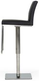 VIG Furniture Modrest Folsum Black/Brushed Stainless Steel Bar Stool-2