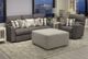 Catnapper® Searsport Charcoal Castered Cocktail Ottoman-4