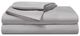 BEDGEAR® Basic 4-Piece Light Gray Twin Sheet Set-0