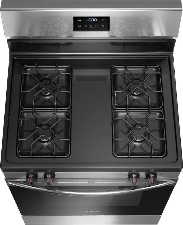 Frigidaire® 30" Stainless Steel Freestanding Gas Range-3