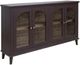 International Furniture Direct Genova Plum 4-Door Console-0