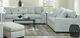 American Wholesale Furniture Cloud Silver Sofa -1