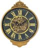 YHD Black/Gold Vintage Crown Gear Clock-0
