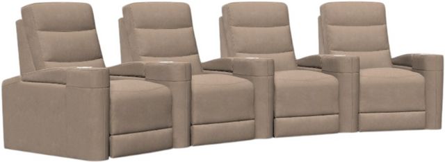 Palliser® Furniture Customizable Beckett 4-Piece Power Reclining Curved Theater Seating