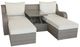 ACME Furniture Salena 3-Piece Beige/Gray Wicker Outdoor Sectional-0