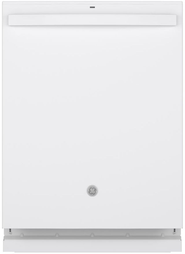 GE® 24" White Built In Dishwasher-0