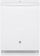 GE® GDT645SGNWW 24" White Built In Dishwasher-0