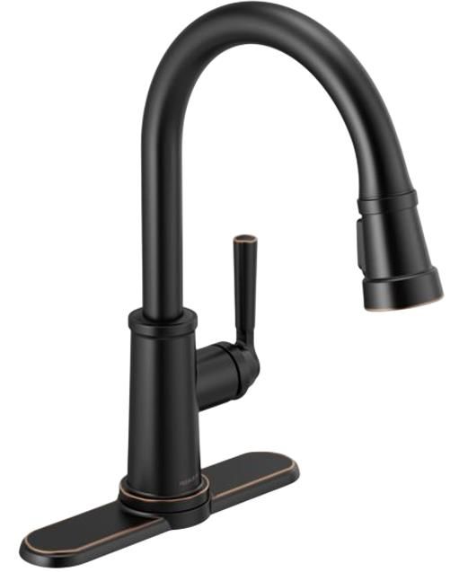 Peerless Westchester® Oil Rubbed Bronze Single Handle Pull-Down Kitchen Faucet-1