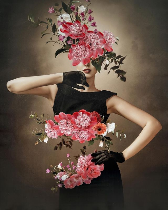 Classy Living Enigmatic Blooming Elegance Wall Art-0