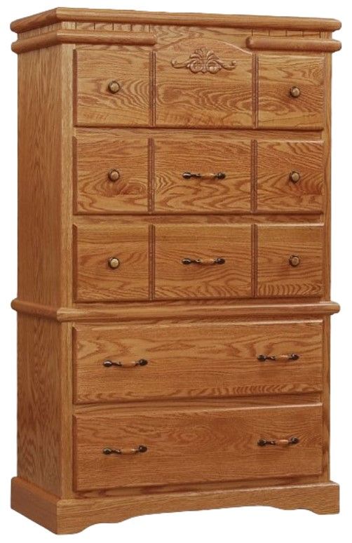 Wolfcraft Furniture Vintage Brown Narrow Chest-0