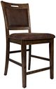 Jofran Inc. Cannon Valley Brown Upholstered Counter Stool-0