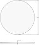 Amisco Customizable Gemma 48" Round Pub Table with 1" Thermo Fused Laminate Top-1