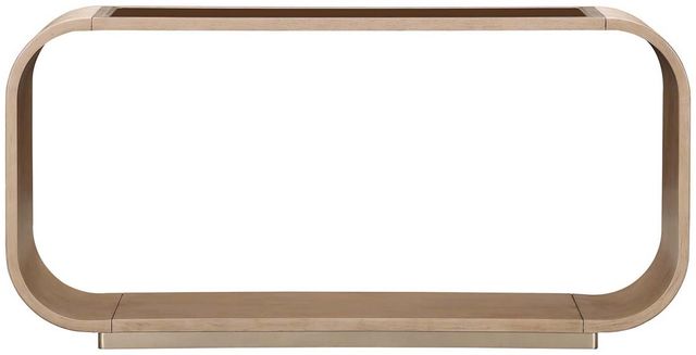 Michael Amini® West Kensington Sea Salt Caramel Console Table-1