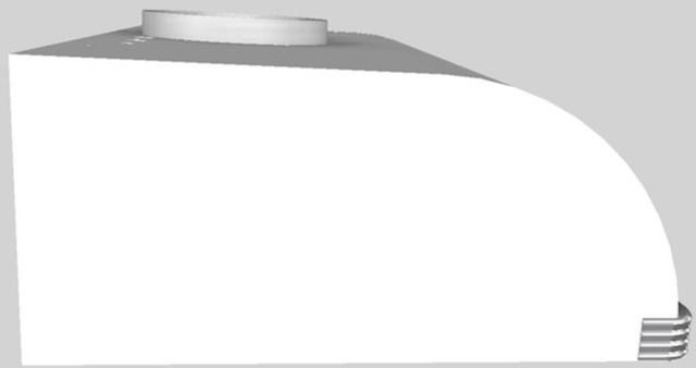 Vent-A-Hood® 30" White Retro Style Under Cabinet Range Hood-1