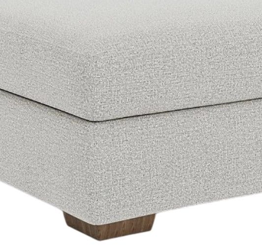 Flexsteel® Collins Glacier Square Cocktail Ottoman-2