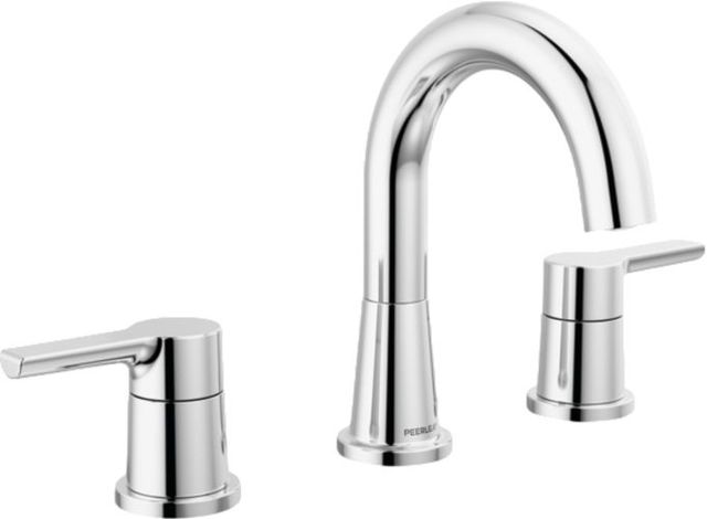 Peerless Flute™ Chrome 2-Handle Widespread Lavatory Faucet-0