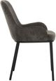 Primo™ International 1010 2-Piece Dark Grey Upholstered Dining Chair Set-2