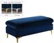Meridian Furniture Naomi Navy Velvet Ottoman-0