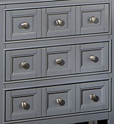Furniture of America® Castlile Gray Nightstand-2