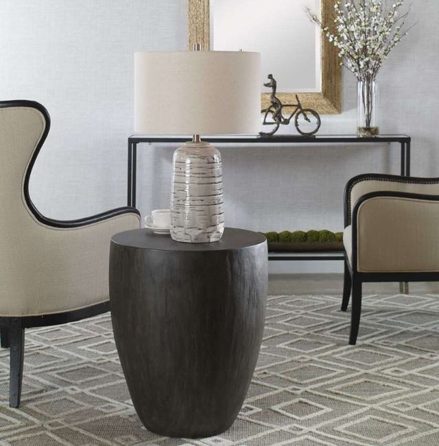 Uttermost® Lark Minimalist Walnut End Table-1
