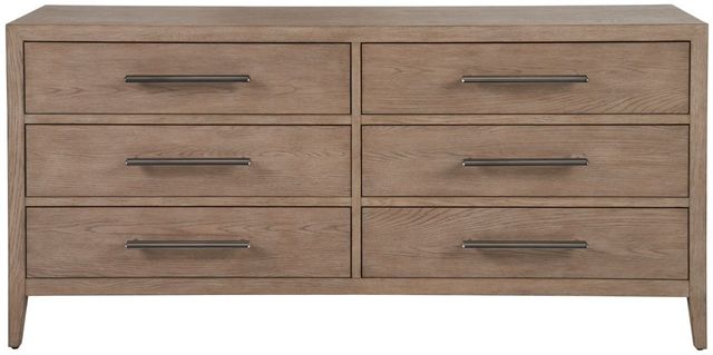 Universal Explore Home™ New Modern Gray Oak Cove Drawer Dresser-2