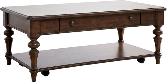 Liberty Furniture Arden Road 3-Piece Satin Cherry Living Room Table Set-1