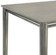 New Classic® Home Furnishings Lennox Gray Dining Table with Silver Base-4