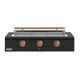 Caliber™ Rockwell Social 48" 3-Burner Ultra Matte Black Built-In Natural Gas Grill with Copper Hardware-0