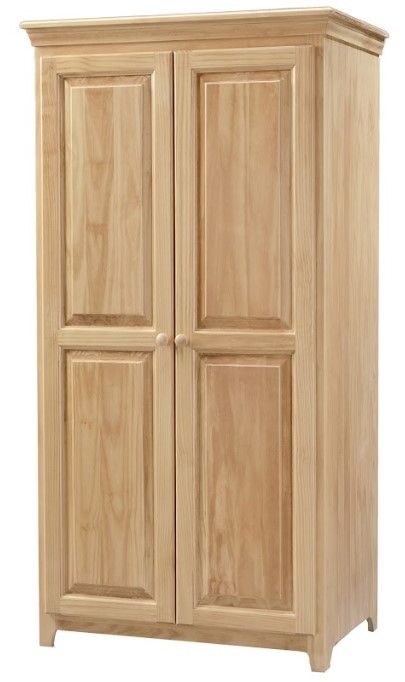 Archbold Furniture Customizable Pine Wardrobe-2