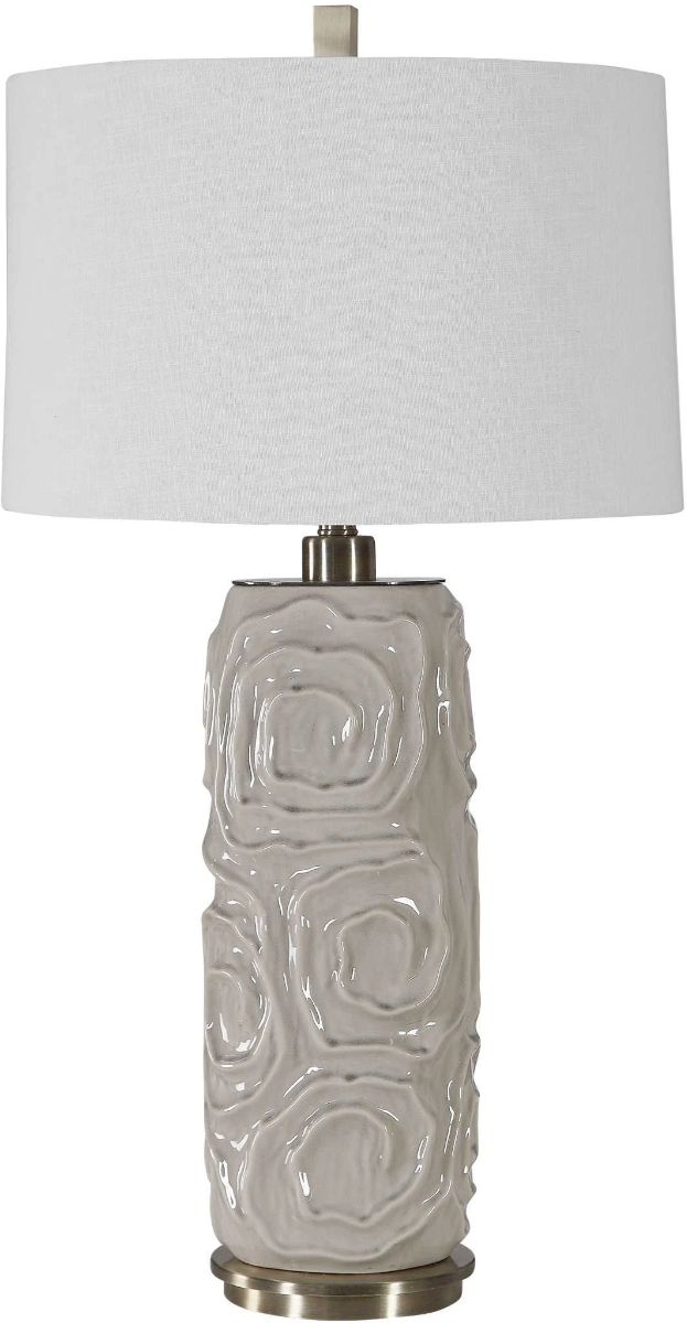 Uttermost® Zade Warm Gray Table Lamp-0