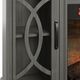 Bell'O® Brooke Crete Oak Media Stand with Electric Fireplace Insert-4