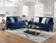 Albany Industries Groovy Navy Loveseat-1