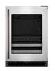 KitchenAid® 24" 4.8 Cu. Ft. Stainless Steel Beverage Center -0