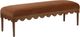 TOV Furniture Oodle Bronze/Walnut Bench-0