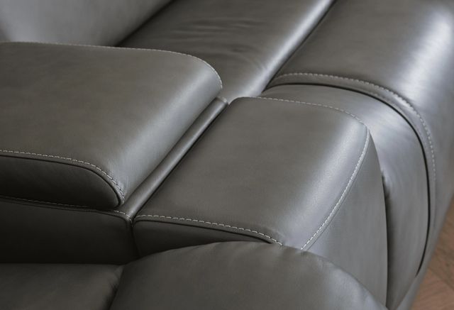Signature Design by Ashley® 5Z-Harrenhurst 7-Piece Anchor Power Reclining Curved Sectional-4