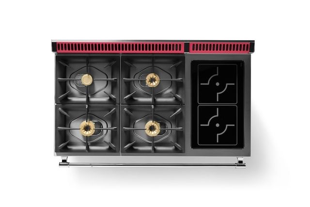 Viking® Tuscany 48" Valentine Pro Style Dual Fuel Range with 2 Induction-2
