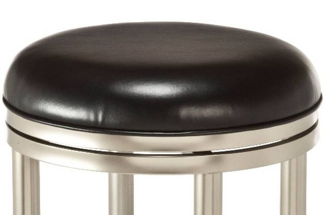 HH2 Home Cadman Matte Nickel Swivel Counter Stool-1