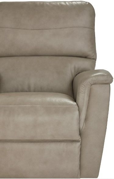 La-Z-Boy® Ava Ivory Leather Manual Rocking Recliner-1
