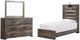 Signature Design by Ashley® Drystan 3-Piece Brown Twin Panel Bed Set-0