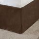Olliix by Madison Park Boone 7 Piece Brown Queen Faux Suede Comforter Set-5