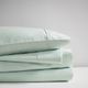 Olliix by Beautyrest Seafoam Queen 400 Thread Count Wrinkle Resistant Cotton Sateen Sheet Set-3