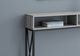 Monarch Specialties Inc. Grey 48"L Open Shelve Hall Console Table with Black Metal Frame-2