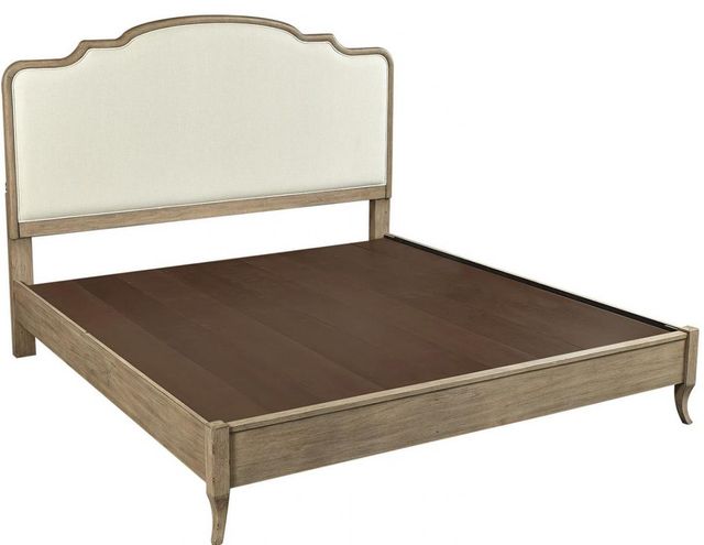 aspenhome® Provence Patine California King Upholstered Bed-1